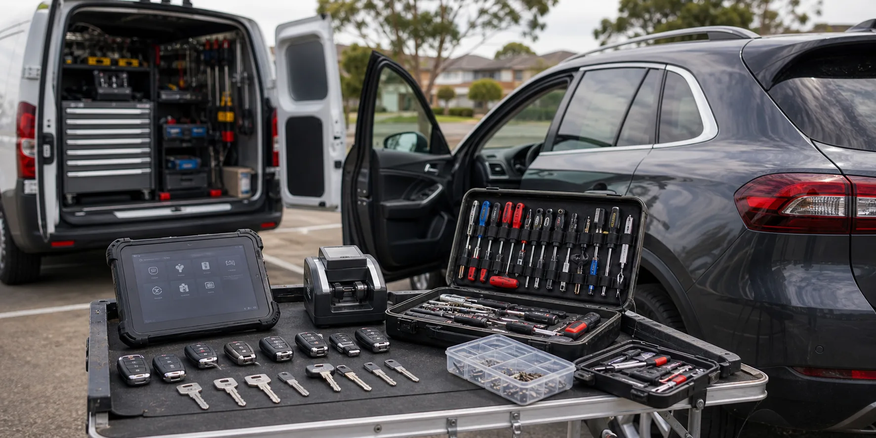 Automotive locksmith diagnostic tools for Cranbourne car key service