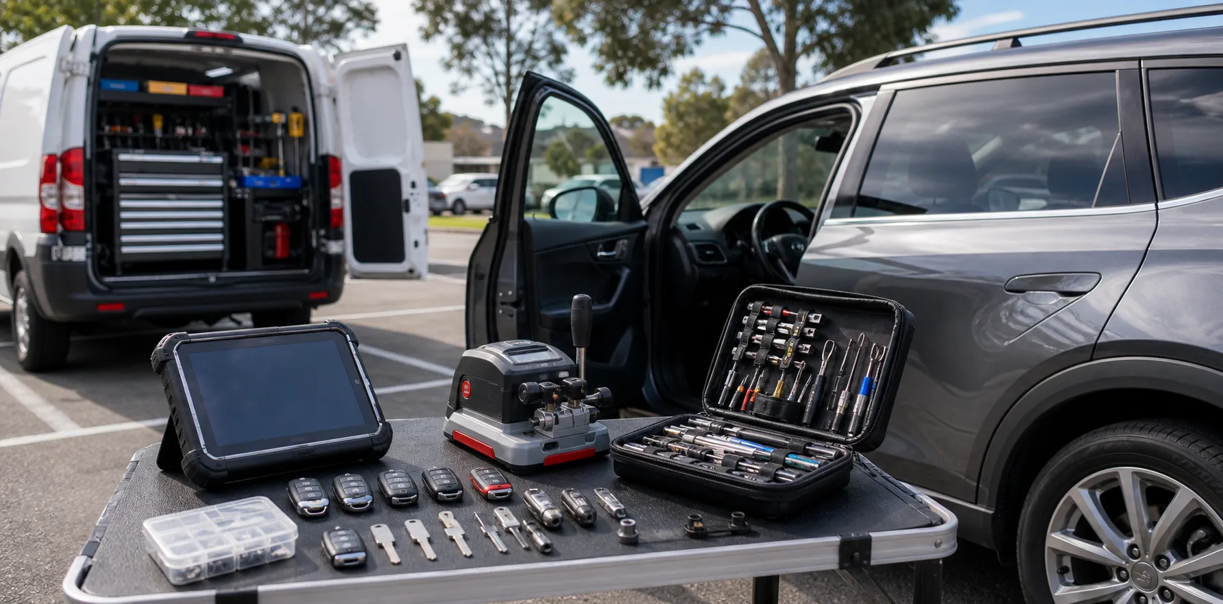 Auto locksmith and car key replacement service near Springvale South